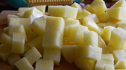 жареная картошечка с печенью