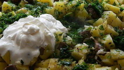 жареная картошечка с печенью