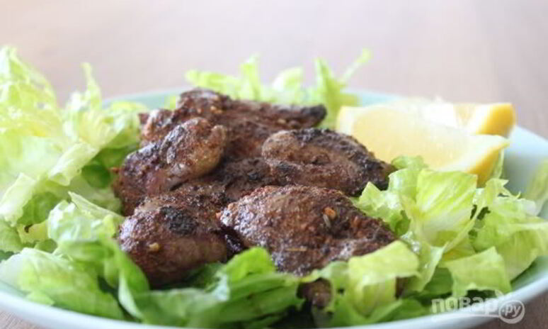 Рецепт жареная куриная печень