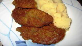 Жареная печень дикой козы