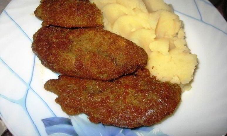 Рецепт жареная печень дикой козы