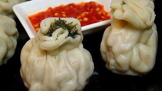 Хинкали с грибами