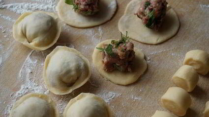 пельмени из бараньего фарша