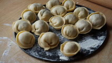 пельмени из бараньего фарша