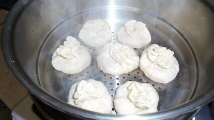 пикантные паровые пельмени с картофелем и мясом