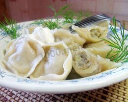 Рыбные пельмени