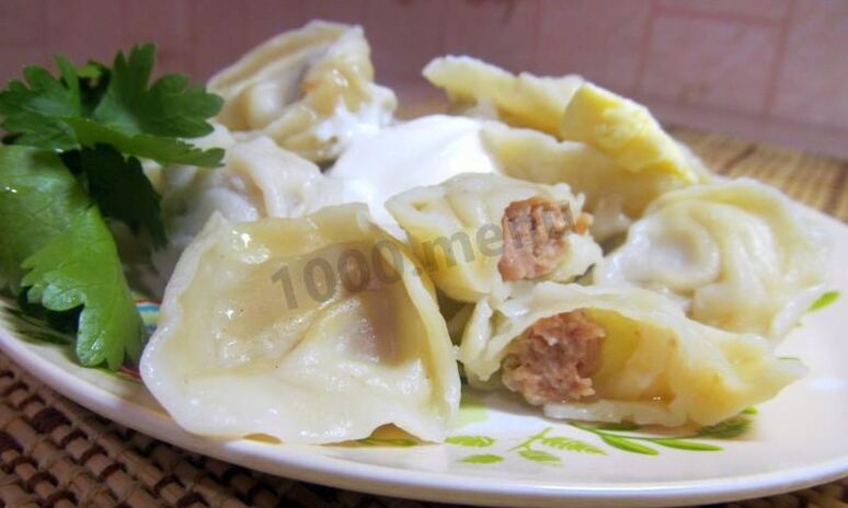Рецепт свиные пельмени из свинины