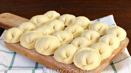 тесто для пельменей на воде и молоке