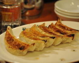 Жареные пельмени