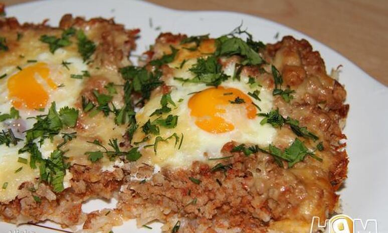 Рецепт джамбалайя — рис с фаршем и яйцами запеченные