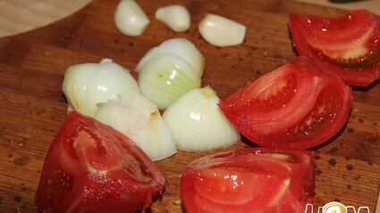 джамбалайя — рис с фаршем и яйцами запеченные