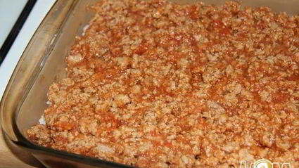 джамбалайя — рис с фаршем и яйцами запеченные