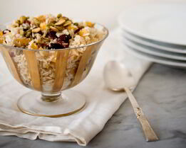 Фруктовый плов в мультиварке