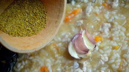 легкий южный плов с зирой и курагой