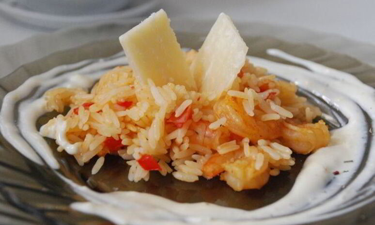 Рецепт лимонная валенсийская паэлья с креветками