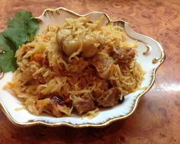 Макаронный плов