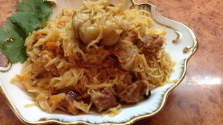 Макаронный плов