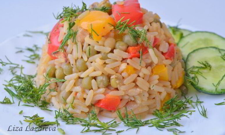 Рецепт паэлья с курицей и овощами