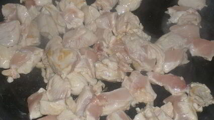 паэлья с курицей и овощами