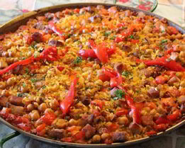 Паэлья со свининой