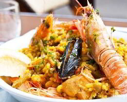 Паэлья в мультиварке с морепродуктами