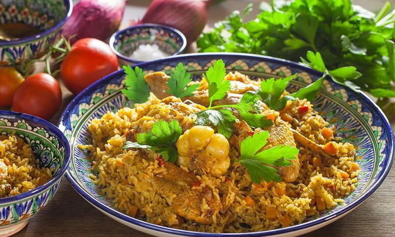 Рецепт плов из бурого риса с курицей