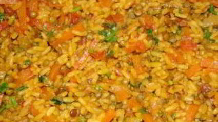 плов из чечевицы