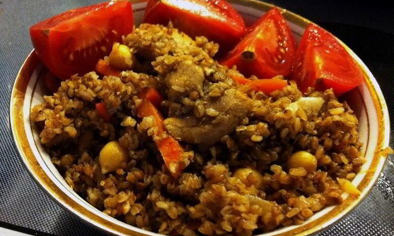 Рецепт плов из гречки с курицей