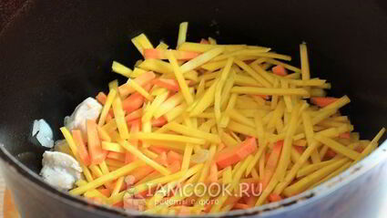 плов из перловки с курицей