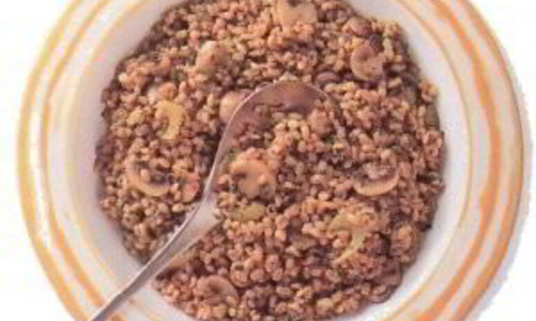 Рецепт плов из ячменя с грибами