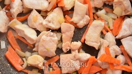 плов по-азербайджански с курицей