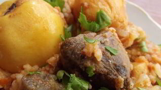 Плов с айвой