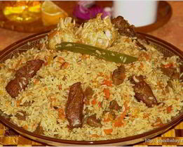 Плов с чесноком