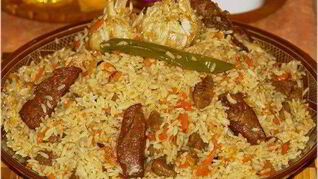 Плов с чесноком