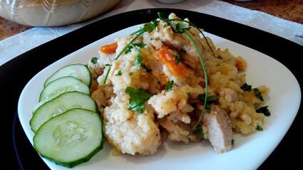 плов с говядиной в мультиварке