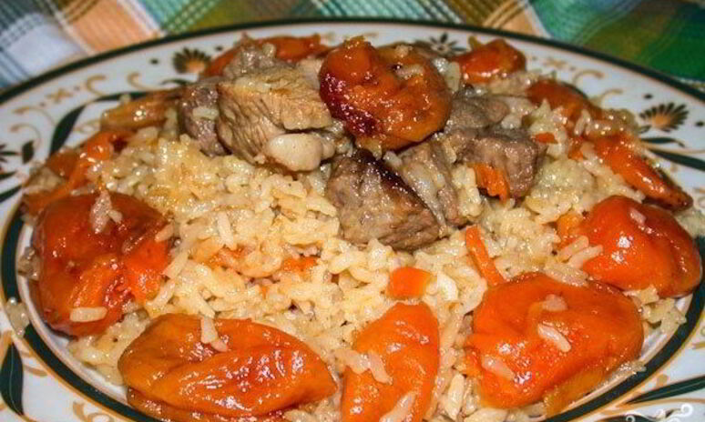 Рецепт плов с курагой