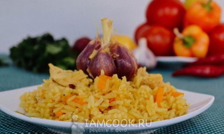 Рецепт плов с куриной грудкой