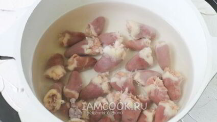 плов с куриными сердечками