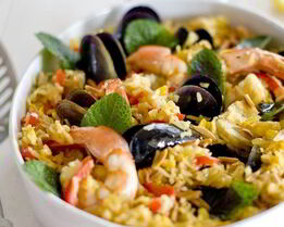 Плов с морепродуктами в мультиварке