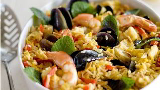 Плов с морепродуктами в мультиварке