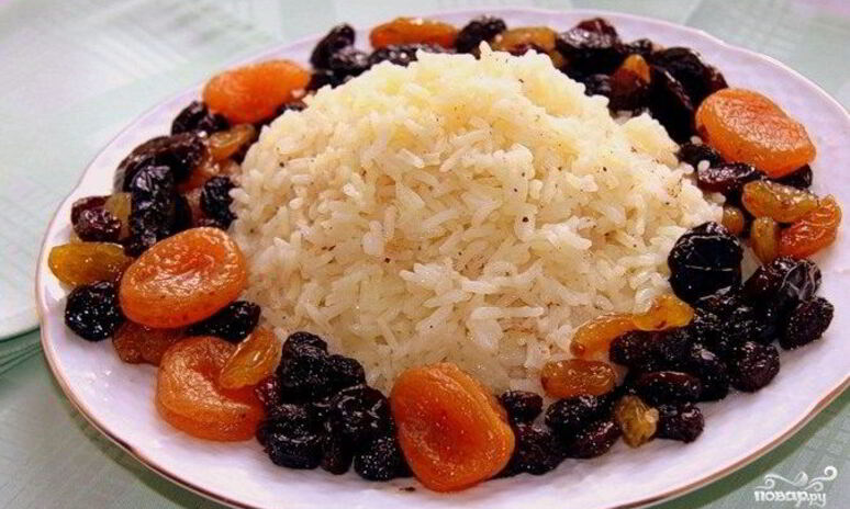 Рецепт плов с сухофруктами в мультиварке