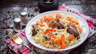 Плов с тушенкой в мультиварке