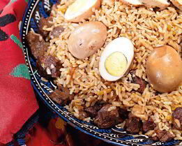 Плов с яйцом