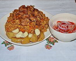 Плов узбекский из говядины