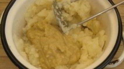 пюре из картофеля и кабачков