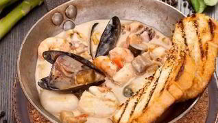 Быстрое рагу из морепродуктов