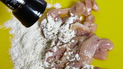 фрикасе из курицы с картофелем