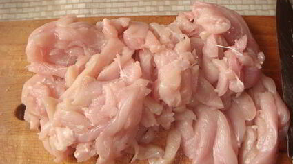 фрикасе из курицы с овощами