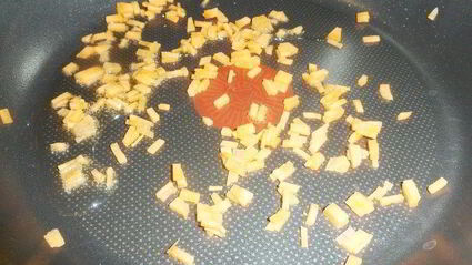 фрикасе из курицы с рисовым медвежонком