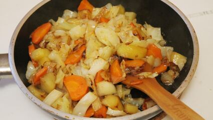 картошка капуста морковь лук рагу